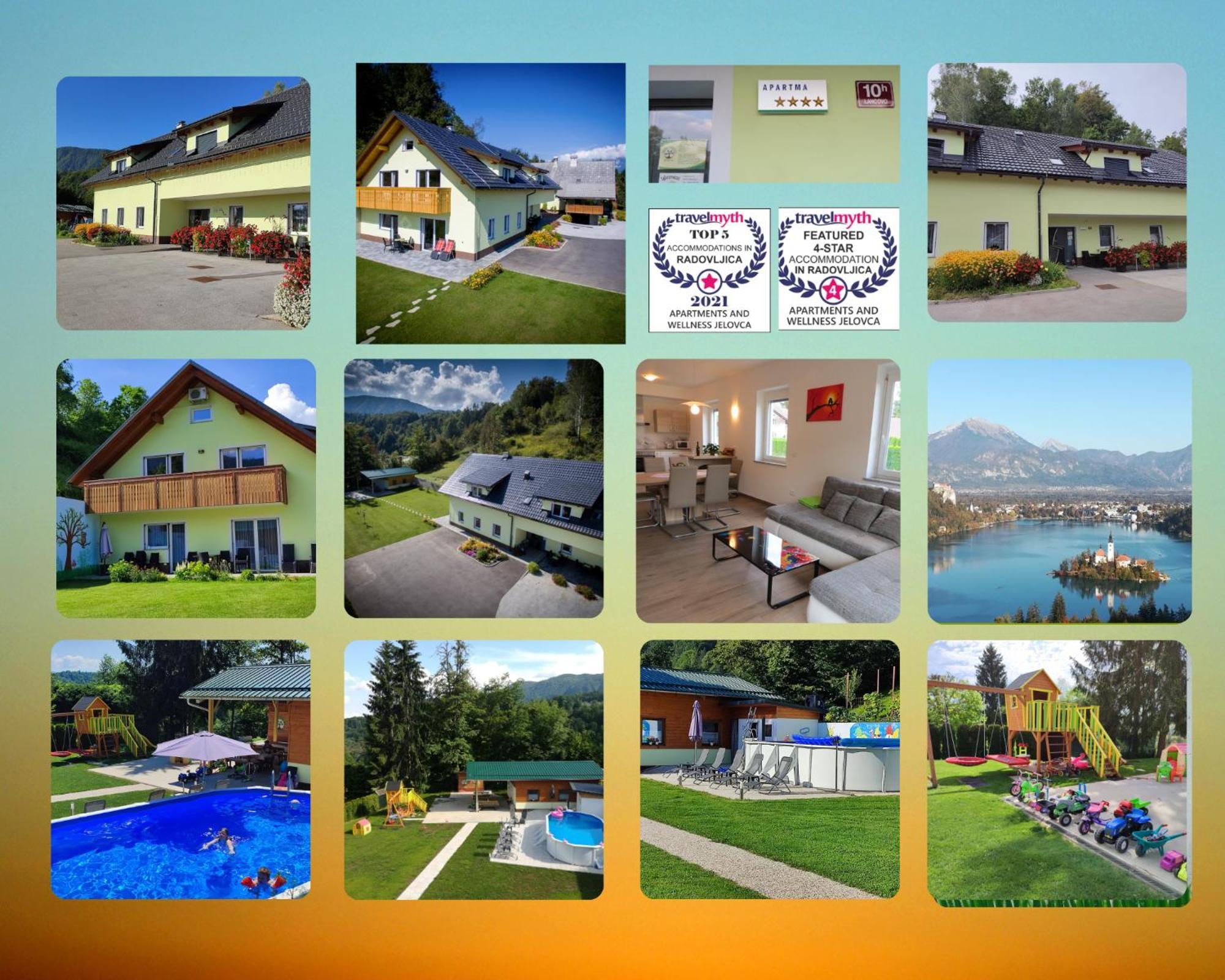 Apartments And Wellness Jelovca Радовлица Екстериор снимка